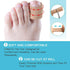 Povihome 6 Pack Toe Tubes - Large (15/16''D), Fabric and Gel Lining Big Toe Protector for Pain Relief