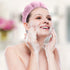 Pink Spa Headband for Washing Face, Soft Terry Cloth Makeup Headbands for Women