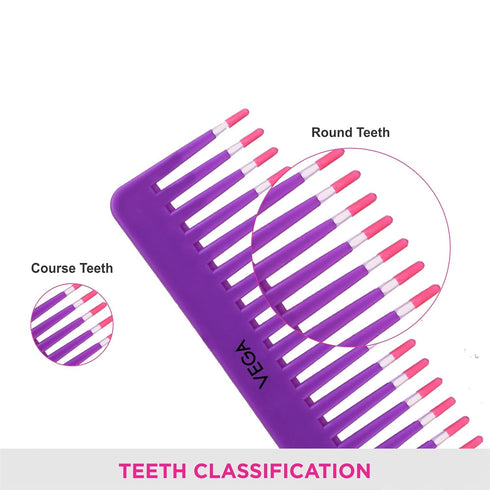 Neighbours Lane Vega Shampoo Comb, 1 Pcs, Model 1268