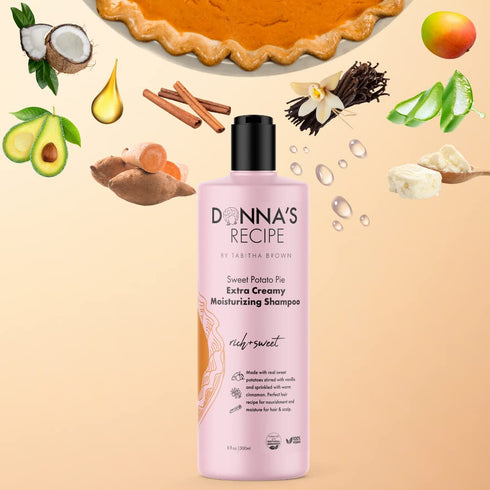 Donna's Recipe by Tabitha Brown: Sweet Potato Pie Extra Creamy Moisturizing Shampoo