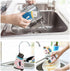 Sink Cat Dish Sponge Scrubber for Washing Dishes, Pack of 4 Dishwashing Cloth Scrubbers (BluePink Set)