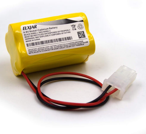 elxjar 4.8V 800mAh Ni-CD AA Battery Pack Replacement, 2-Pack for Energizer