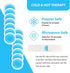 NEWGO Small Ice Packs for Injuries, 14 Pack Round Ice Packs for Face, Hot and Cold Gel Circular Cold Compress
