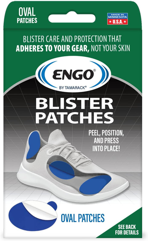 ENGO Blister Prevention Patches, Oval Patches, Starter, 6 Count