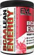 EVL BCAA Lean Energy Powder, Pre Workout Green Tea Fat Burner, Cherry Limeade