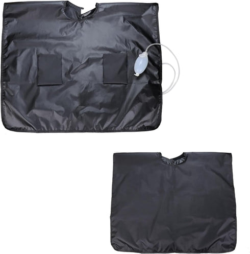 Waterproof Post Surgery Shower Cape Water Resistant Post Surgery Garment with Pockets for Mastectomy Chest Surgery Shoulder Surgery Shower Protection