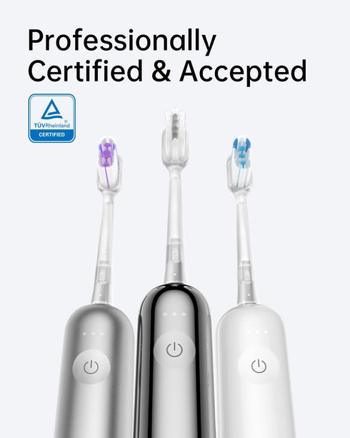 Laifen Cushioned Toothbrush Heads, 6 Count Replacement for Adults, Compatible with Wave Electric Toothbrush