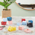 Juvale Ring Boxes Set - 24 Pack Multi-Color Cardboard Square 1.6x1.2x1.6 inches with Lids & Bows