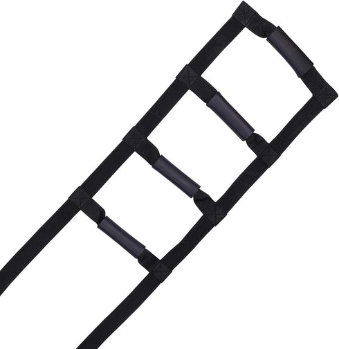 haozaikeji 70 Inch Bed Ladder Assist Strap, Senior Elder Sit Up Helper Adjustable Bedside Pull Up Helper with Handle