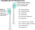 WEQNNM Sonicare:10 Pack 4100 6100 Replacement Toothbrush Heads Compatible with Philips Professional Electric Brush