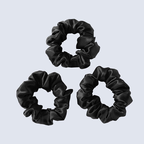 ZIMASILK 100% Mulberry Silk Hair Scrunchies, Best for Women and Girls, 19 Momme Elastic Hair Bands for Ponytail Holder