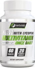 Multivitamin Once Daily, 60 Count, Max Strength Vitamins A, C, D, E, K, B1, B2, B6, B12, Niacin, Calcium