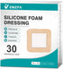 ZMZPA Silicone Foam Dressing 3x3 Gentle Border, Waterproof Silicone Bandages for Wounds Care,
