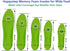 2 Pairs Wide Fit Insoles - Plantar Fasciitis Orthotics for Men & Women, Shock Absorption, Pain Relief