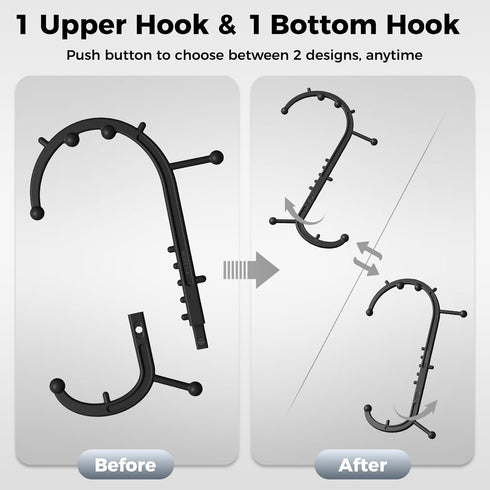 NUREDA Detachable Trigger Point Massage Cane, One-Click Disassembly Massage Hook for Back, Neck & Shoulder Pain Relief