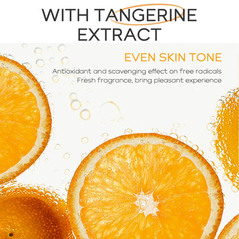 Vitamin C Skincare Set, Moisturizing Face Care Kit with Cleanser, Serum, Cream, Eye Cream, Toner