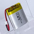HXJNLDC 3.7V 680mAh 802530 3.7-5V 2-Wire DC Rechargeable Lithium Polymer Battery, Suitable for DIY Electronic Products