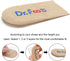 Dr.Foot Adjustable Orthopedic Heel Lift Inserts - Height Increase Insole for Heel Pain, Sports Injuries, Beige, 2 Layers