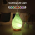 inrorans 160ml 7 Essential Oil Diffuser, Art Glass Ultrasonic Aromatherapy Diffuser for Home with Intermittent Mist