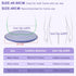360 Chair-17.7"X17.7" Swivel Seat Cushion Degree Rotating Seat Cushion Light Weight Portable Pivot Disc Pad