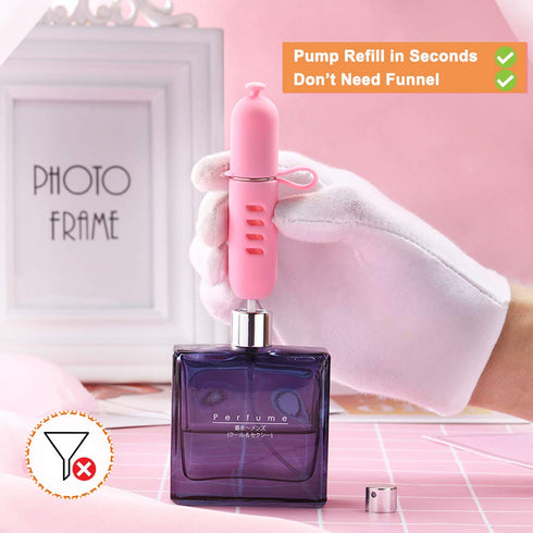 Yeejok 5ml Refillable Perfume Atomizer for Travel, TSA-Approved Mini Empty Spray Bottle for Men and Women