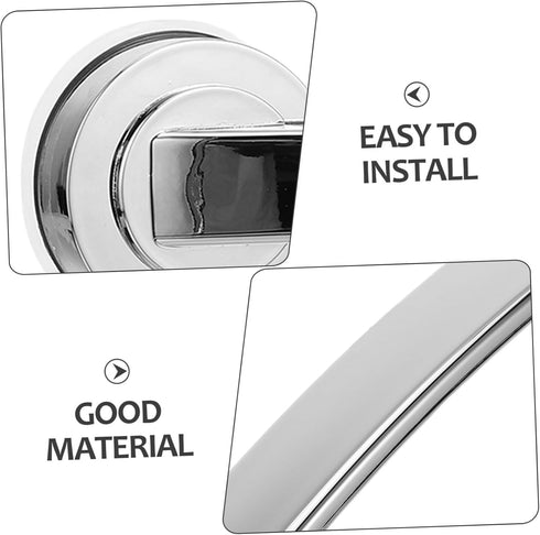 Jojofuny Suction Shower Grab Bar for Seniors - Colorfast & Durable Bathroom Armrest