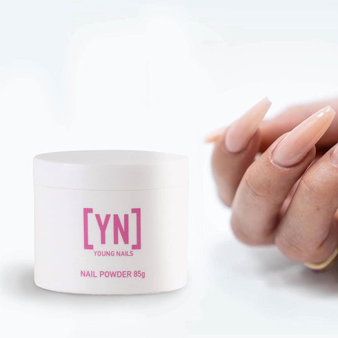 Young Nails Acrylic Core Powder, Self-Leveling Acrylic Nail Powder, Pink, 85g
