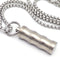 Titanium Small Pill Box Necklace, Mini Waterproof Keychain Pill Holder, Lightweight Pendant for Purse