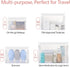 PACKISM Leak Proof Clear Toiletry Bag, TSA Approved with Reinforced Seams, Reusable Clear Travel Bags for Toiletries