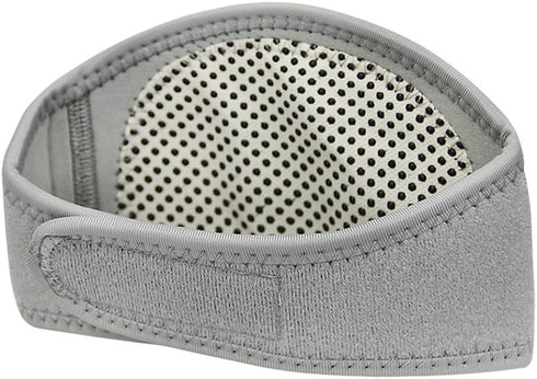 Neck Brace Self Heated Neck Support Brace Heating Pad Natural Physical Therapy Healing Neck Wrap Cervical Collar Neck Pain Relief Strap Neck Protector for Sore Neck, Cervical Spine Pain Relief (Grey)