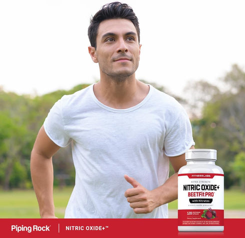 Fitness Labs Nitric Oxide Beet Root Capsules | 120 Count | Nitric Oxide Precursor Vegetarian Non-GMO