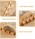 Healifty Wooden Massage Roller Ball Handheld Muscle Relief Tool for Back Neck Legs Portable Massager for Relief