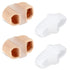 2pcs Bunion Corrector Toe Separators with 2 Loops, Big Toe Spacer Hammer Toe Straightener for Foot Alignment Relief