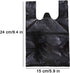 Sanitary Napkin Disposal Bags, 200 PCS Personal Trash Bags with Handle for Women's Hygiene Products - Black