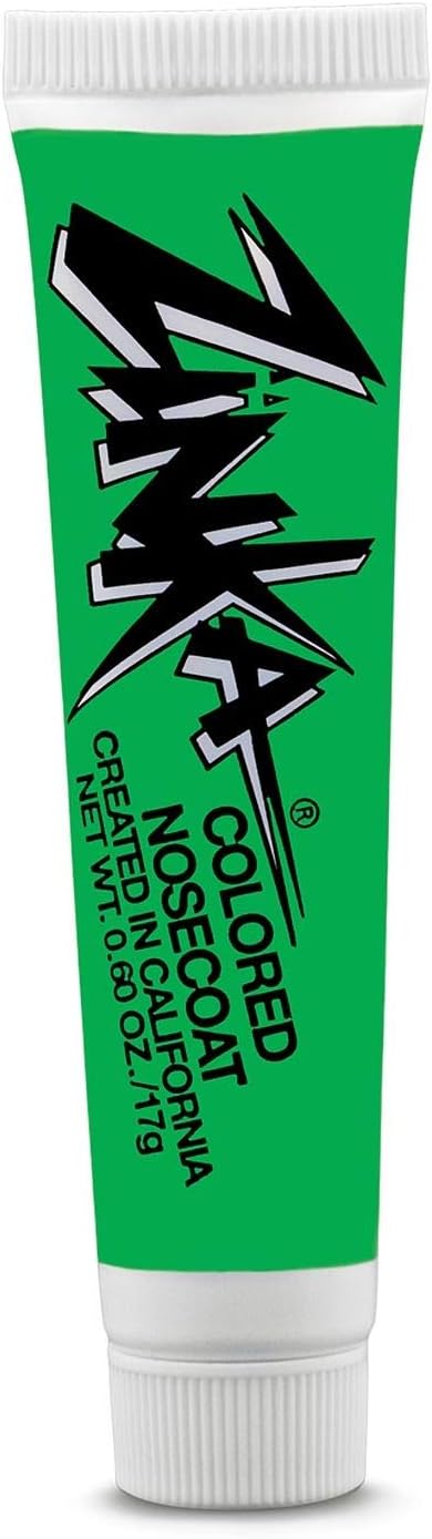 Zinka Colored Nosecoat Waterproof Sunblock Tube .6oz (Jungle Green)