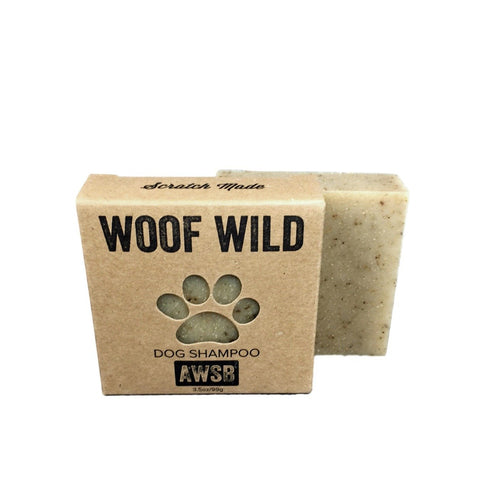 Woof Wild Dog Shampoo Bar, Vegan & Cruelty Free, for Itching and Sensitive Skin