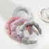 Spa Headbands for Washing Face or Makeup, Puffy Terry Cloth Hairband for Women, Gray