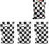 LYT 30 PCS Black and White Checkered Racecar Gift Bags - Birthday Party Supplies for Kids Race Car Theme