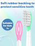 Toptheway Kids Toothbrush Heads for Philips Sonicare, 8 Pack for Kids 7+, Pink & Green