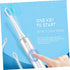HOODANCOS Waterproof Electric Toothbrush for Adults Non-Rechargeable Soft Bristle Tooth Cleaner Portable Oral Care Tool