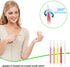 75 Pieces Braces Brush for Dental Tooth Flossing, Interdental Cleaning Tool in 5 Colors