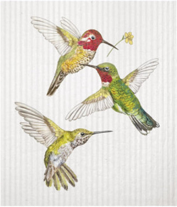 2 Mary Lake Thompson SC345 Reusable Kitchen Sponge Cloths, Hummingbirds by Mary Lake Thompson