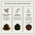 Vantico (3) Natural Wood Aroma Diffuser, Waterless Essential Oil Sphere Design, Walnut Base, Simple Minimalist Decor