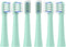 Replacement Toothbrush Heads, Green 6 Pack Compatible with Colgate Hum Connected Smart Battery Toothbrush