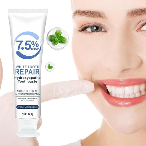 Hannahcos 2Pcs 4.23oz Hydroxyapatite Toothpastes, Hydroxyapatite Toothpastes for Enamel Protection and Tooth
