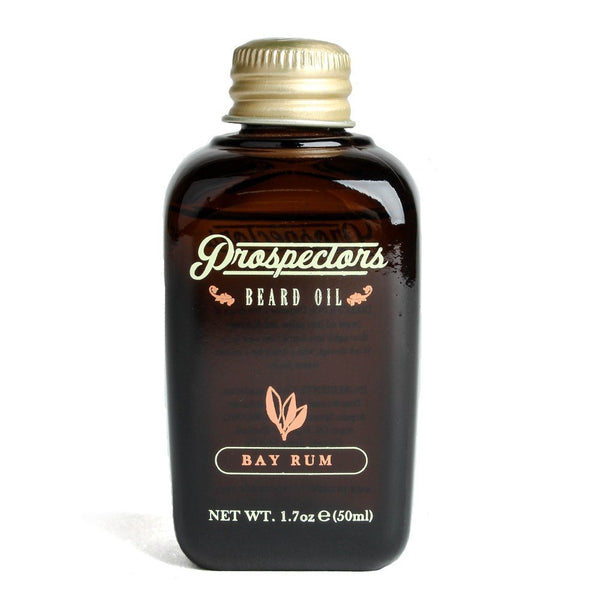 Prospectors Bay Rum Beard Oil, 1.7 oz Bottle