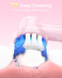 MCUDKIK 8 (2 5 2-Minute Rotating Electric Toothbrush for Adults, Brush Heads Types) & Travel Case, Cleaning Modes