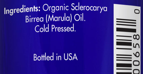 Zongle Therapeutics Organic Marula Oil – 100% Pure for Face & Hair, 1 OZ