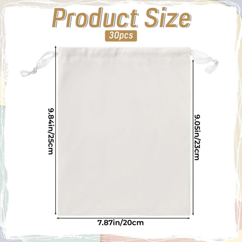 Oqqlin 30 8 10 Inch Pcs Beige Velvet Drawstring Bag, x Large Velvet Cloth Jewelry Gift Pouches Soft Candy Bags