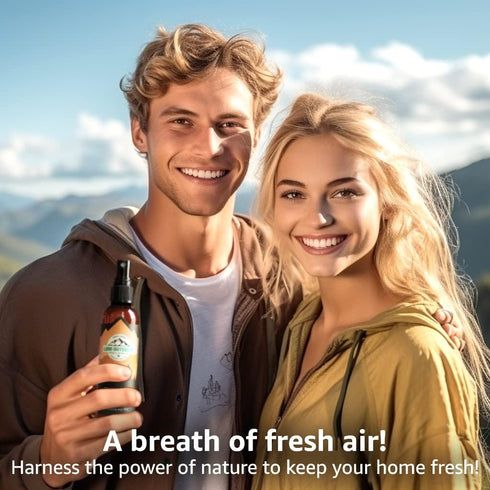 Lumi Outdoors Natural Air Freshener - Orange Clove | Essential Oil Odor Eliminating Room Spray